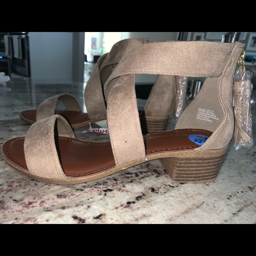 Suede Rock & Candy Sandals